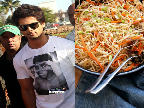 ஷாஹித் கபூர்- சைனீஸ் உணவுகள்