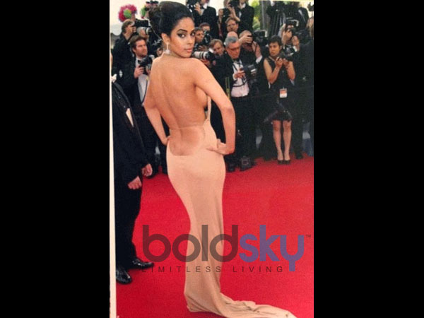 டீப் கட் கவுன் 