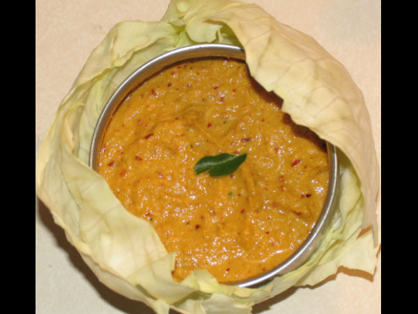 முட்டைக்கோஸ் சட்னி