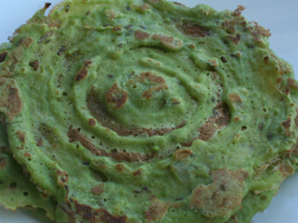 வல்லாரைக் கீரை தோசை 