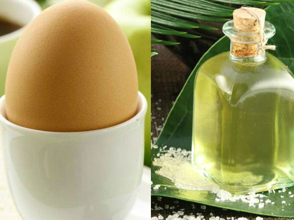  முட்டை மற்றும் எண்ணெய் மாஸ்க் 