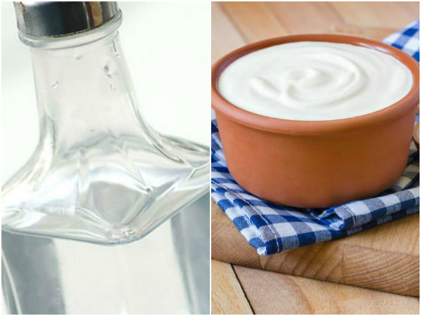 வினிகர் மற்றும் தயிர் வினிகர் மற்றும் தயிர்