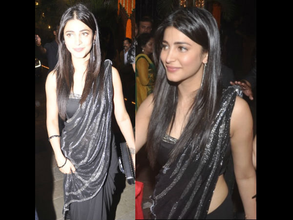 OMG: Shruti Haasan Wears Black For Diwali
