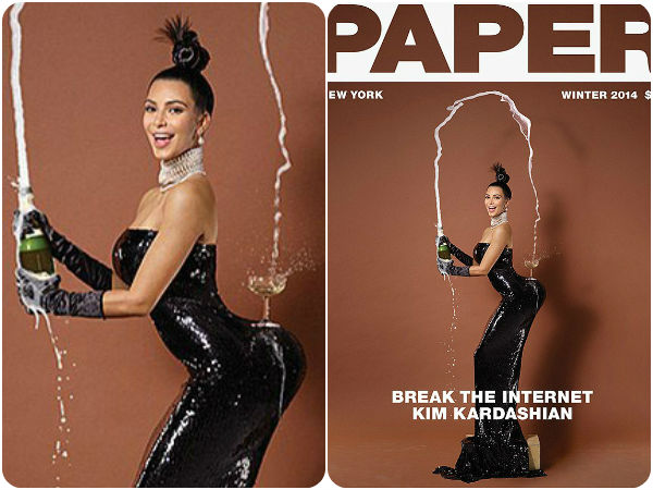 கருப்பு நிற ஸ்ட்ராப்லெஸ் உடையில் கிம் கருப்பு நிற ஸ்ட்ராப்லெஸ் உடையில் கிம்