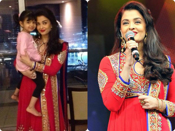 மகளுடன் ஐஸ்வர்யா