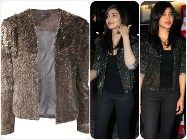 கருப்பு நிற உடையில் ஸ்ருதி கருப்பு நிற உடையில் ஸ்ருதி