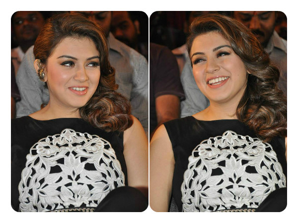 ஹன்சிகாவின் ஹேர் ஸ்டைல்