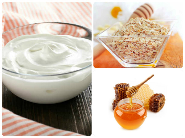 ஓட்ஸ் + தேன் + தயிர்