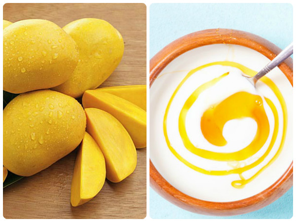 மாம்பழம் + தயிர்