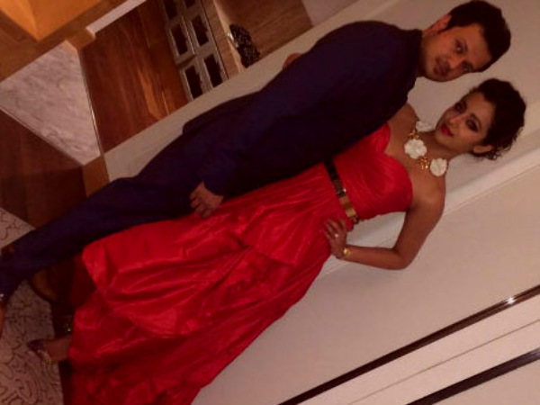 பார்ட்டியில் த்ரிஷா