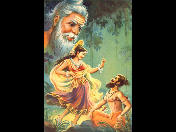 கௌதம முனி போல் வேடமிட்ட இந்திரன்