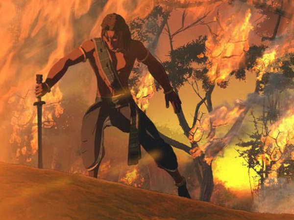 அர்ஜுனனை தடுத்து நிறுத்திய கிருஷ்ணர்