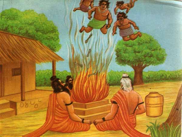 வேள்வியை நடத்த ராமரைக் கேட்ட விஸ்வாமித்திரர்