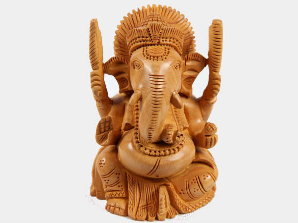 மர விநாயகர் சிலை