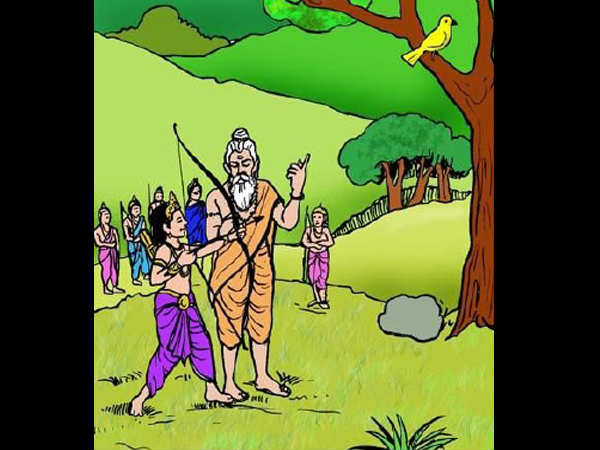 துரோணாச்சாரியார் வைத்த சோதனை