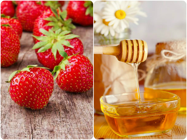 ஸ்ட்ராபெர்ரி மற்றும் தேன் மாஸ்க்