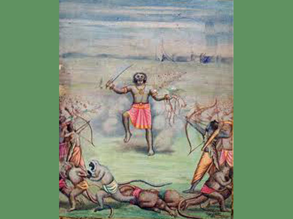 ராமர் லட்சுமணனின் திறமையை உணர்ந்த கும்பகர்ணன்