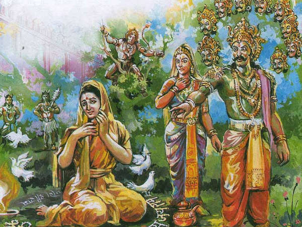 சீதாவைக் கடத்திய இராவணன்