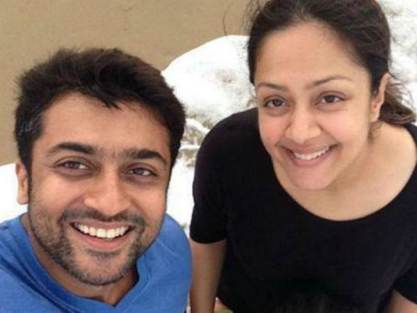 அதிகாலை ஜோதிகாவுடன் சூர்யா அதிகாலை ஜோதிகாவுடன் சூர்யா