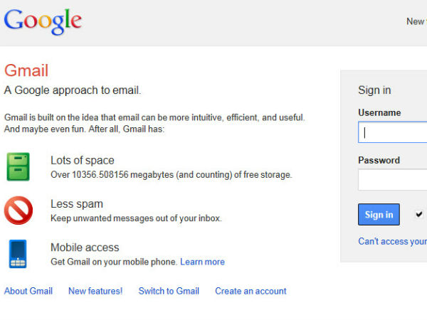 கூகுல் மின்னஞ்சல்