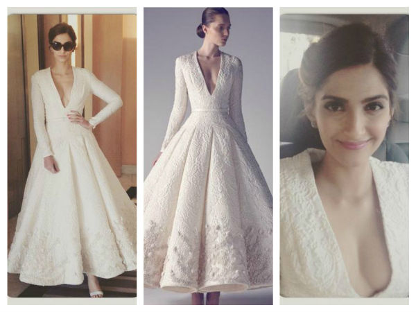 வெள்ளை நிற கவுன்