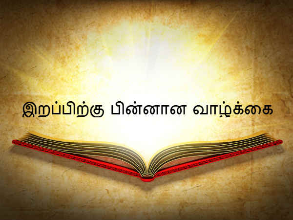 இறப்பிற்கு பின்னான வாழ்க்கை 