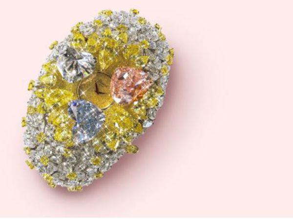 201 காரட் ரத்தினகற்கள் பதித்த கடிகாரம்