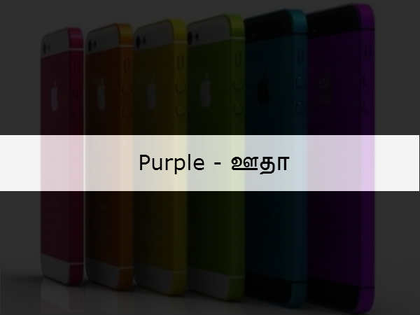 Purple - ஊதா 