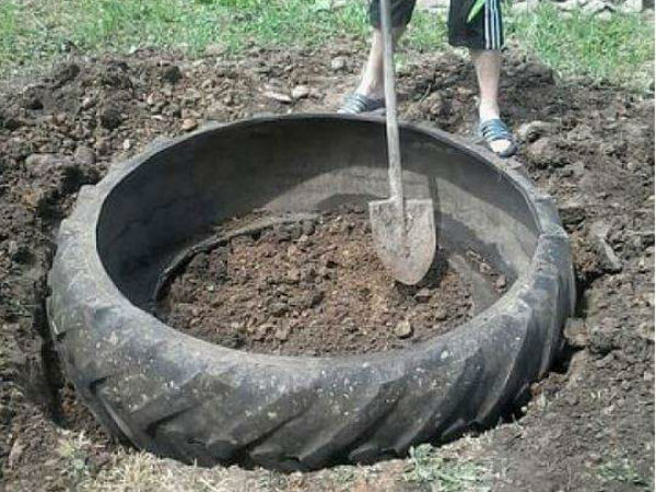 ட்ராக்டர் டயர் ஒன்று 