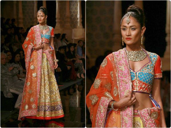 பலவண்ண லெஹெங்கா