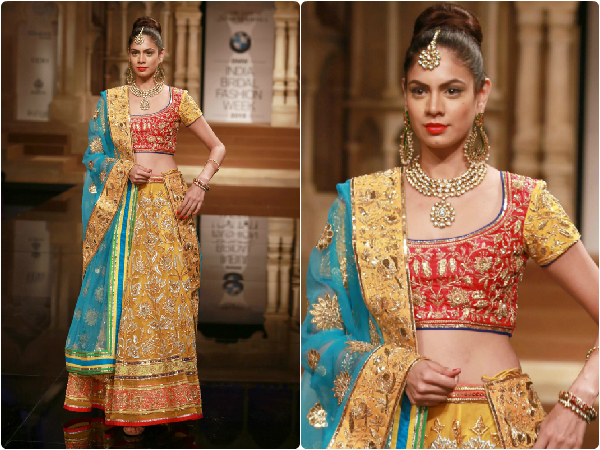 அழகான லெஹெங்கா