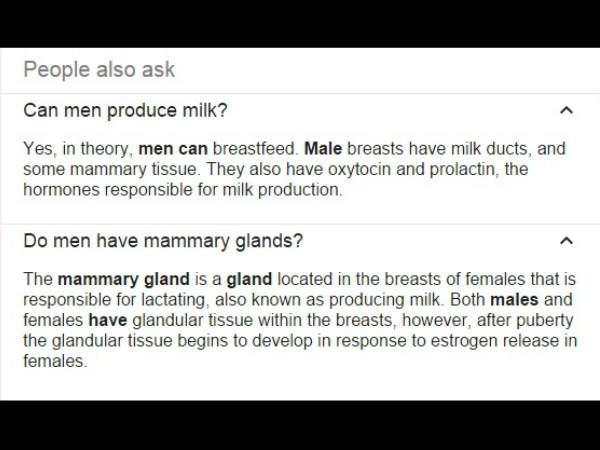 ஆண்களாலும் பாலூட்ட முடியும் 