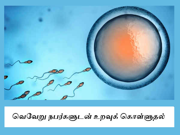 வெவேறு நபர்களுடன் உறவுக் கொள்ளுதல் 