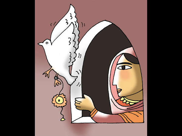 ராணி கர்ணாவதி ஹுமாயுனுக்கு ராக்கி அனுப்பி வைத்தார்