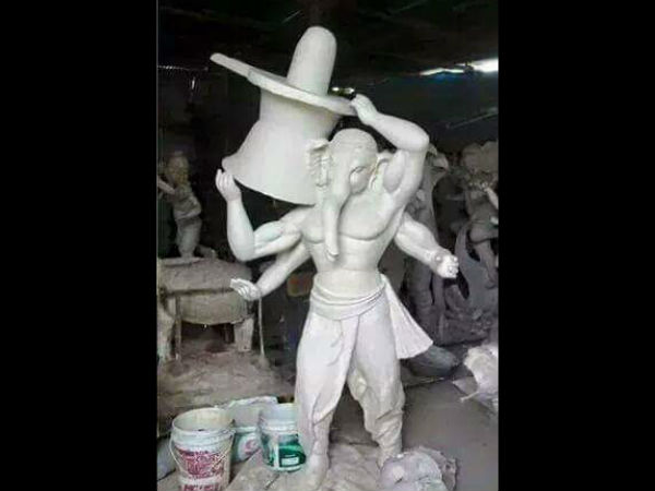 25 வகையான பாகுபலி, கட்டப்பா விநாயகர் சிலைகள்!! 