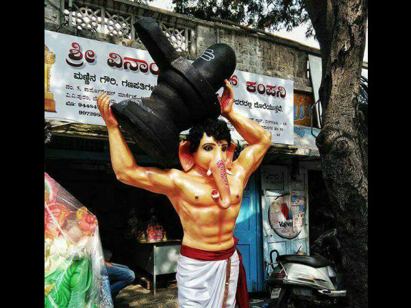 25 வகையான பாகுபலி, கட்டப்பா விநாயகர் சிலைகள்!! 