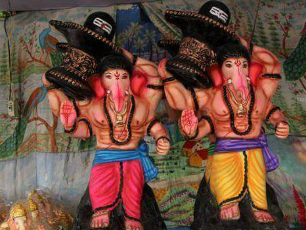 25 வகையான பாகுபலி, கட்டப்பா விநாயகர் சிலைகள்!! 