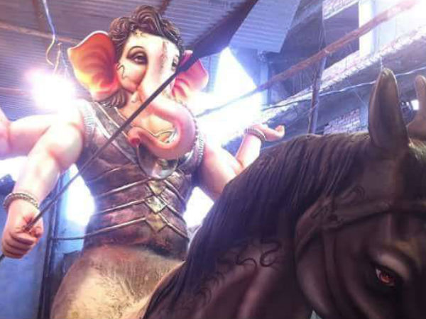 25 வகையான பாகுபலி, கட்டப்பா விநாயகர் சிலைகள்!! 