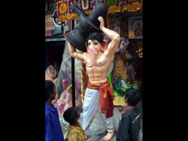 25 வகையான பாகுபலி, கட்டப்பா விநாயகர் சிலைகள்!! 