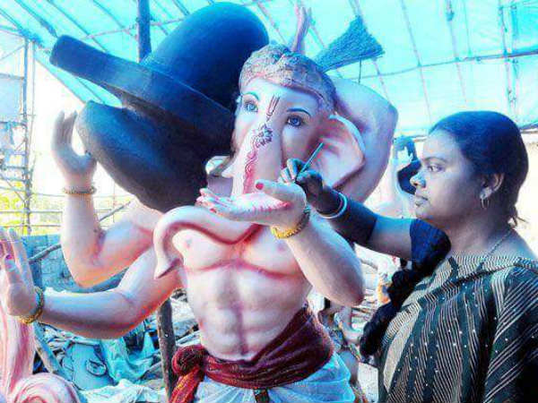 25 வகையான பாகுபலி, கட்டப்பா விநாயகர் சிலைகள்!! 