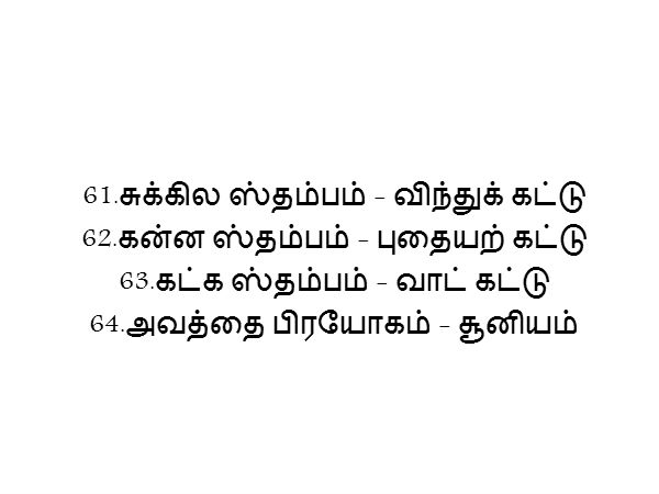 ஆயக்கலைகள் அறுபத்து நான்கு ஆயக்கலைகள் அறுபத்து நான்கு
