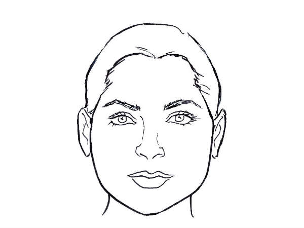 M வடிவ நெற்றி