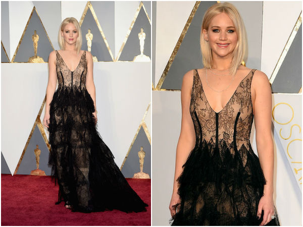 ஷீர் கருப்பு டியோர் கவுன்