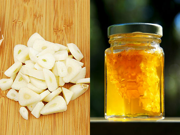 பூண்டு, தேன் 