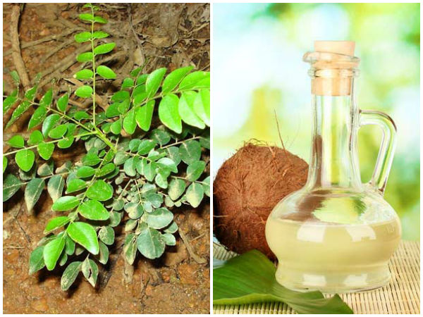 கறிவேப்பிலை மற்றும் தேங்காய் எண்ணெய்