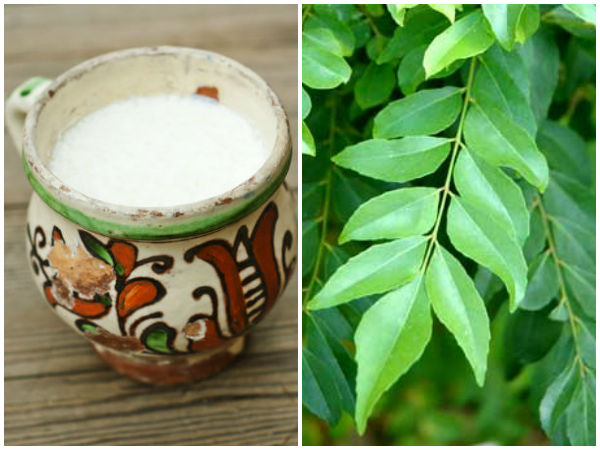 மோர் மற்றும் கறிவேப்பிலை