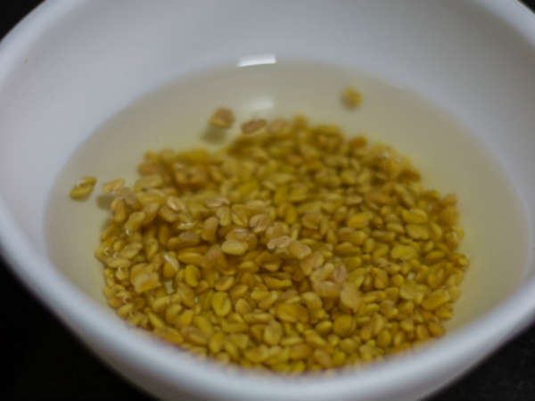 வெந்தய நீர் தயாரிப்பு முறை #2