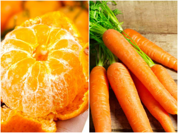 ஆரஞ்சு மற்றும் கேரட் ஆரஞ்சு மற்றும் கேரட்