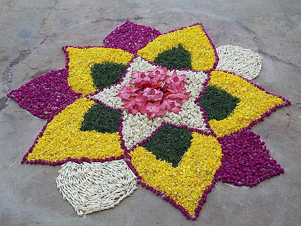 different types of rangolis for diwali