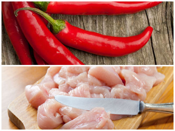 மிளகாய் மற்றும் சிக்கன்